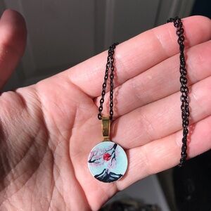 Cherry blossom necklace